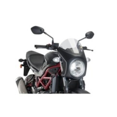 PUIG HALBVERKLEIDUNGSSCHEIBE SUZUKI SV650 16-24 HELLRAUM-SCHWARZ