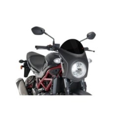 PUIG CUPOLINO SEMICARENATO SUZUKI SV650 16-24 NERO-CARBON