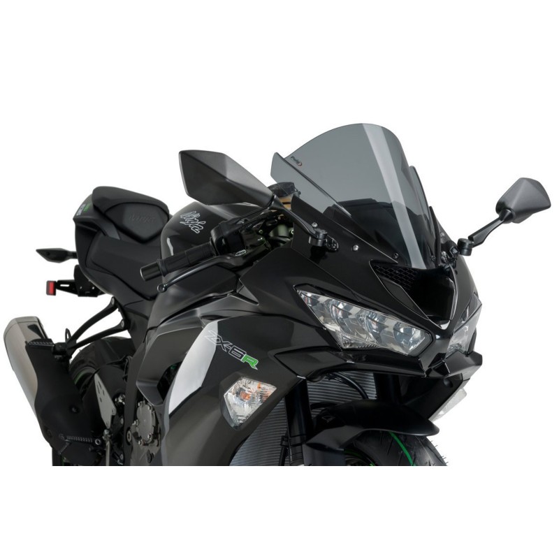 PARE-BRISE PUIG Z-RACING KAWASAKI ZX-6R NINJA 17-23 FUME FONCE