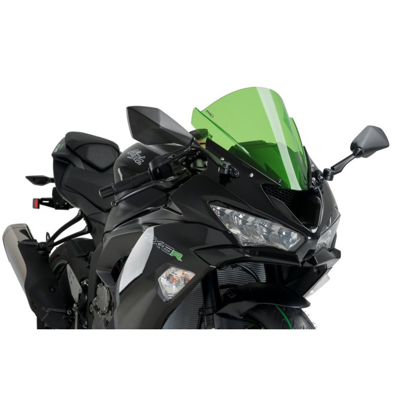 PARABRISAS PUIG Z-RACING KAWASAKI ZX-6R NINJA 17-23 VERDE