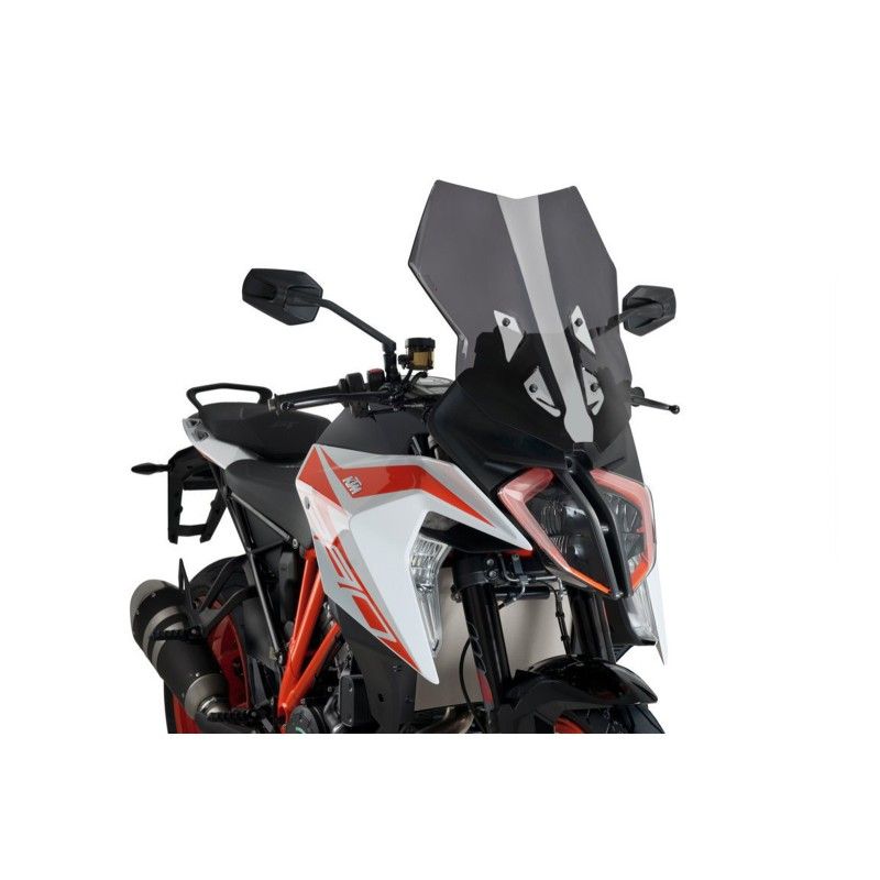 puig touring windshield for ktm 1290 superduke gt 19 24 dark smoke