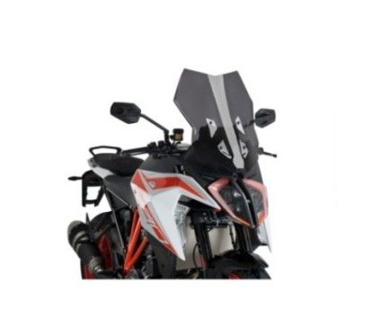 puig touring windshield for ktm 1290 superduke gt 19 24 dark smoke
