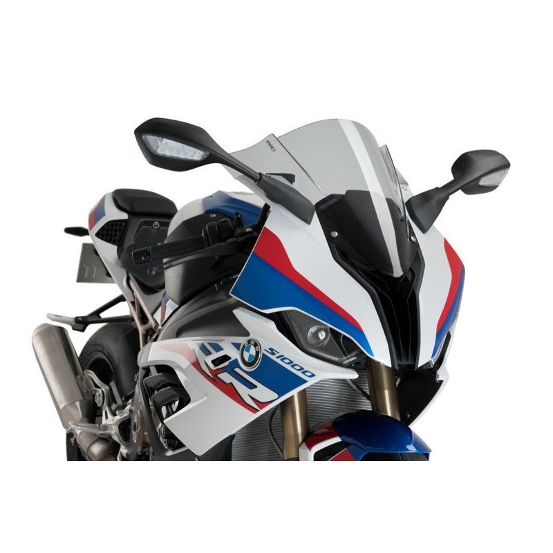 puig z racing windshield for bmw m1000 rr 21 22 light smoke