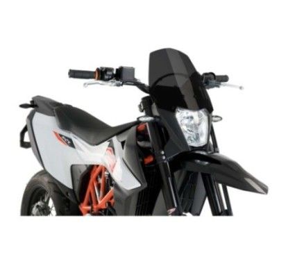 puig naked ng sport screen for ktm 690 enduro r 19 24 dark smoke