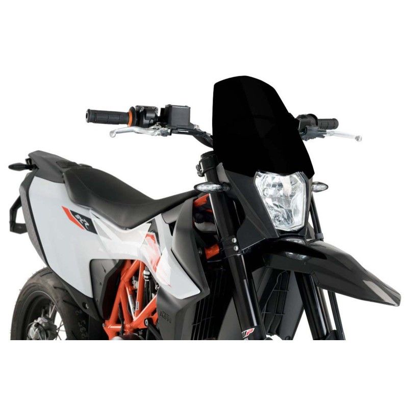 Cupula deportiva Puig Naked NG para KTM 690 SMC R 19-24 negra
