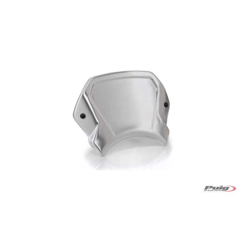 Carenage avant en aluminium Puig Macbor Eight Mile 500 Scrambler 22/25 argent