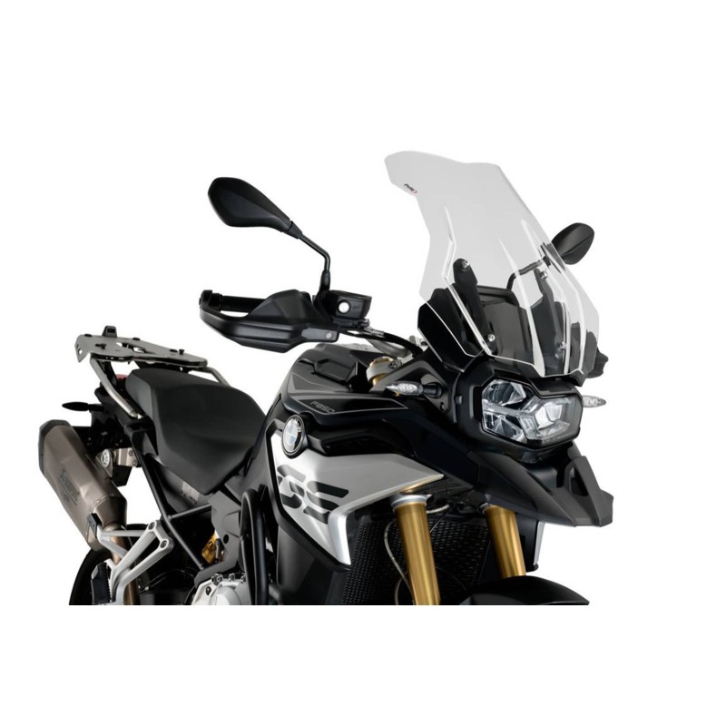 PARE-BRISE PUIG TOURING PLUS BMW F750 GS 18-24 COUPE TRANSPARENTE. TOURISME OEM