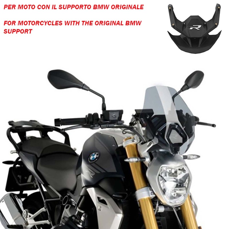 PUIG ECRAN NAKED N.G. SPORT-OEM SUPP. BMW R1250 R 18-24 FUMEE CLAIRE