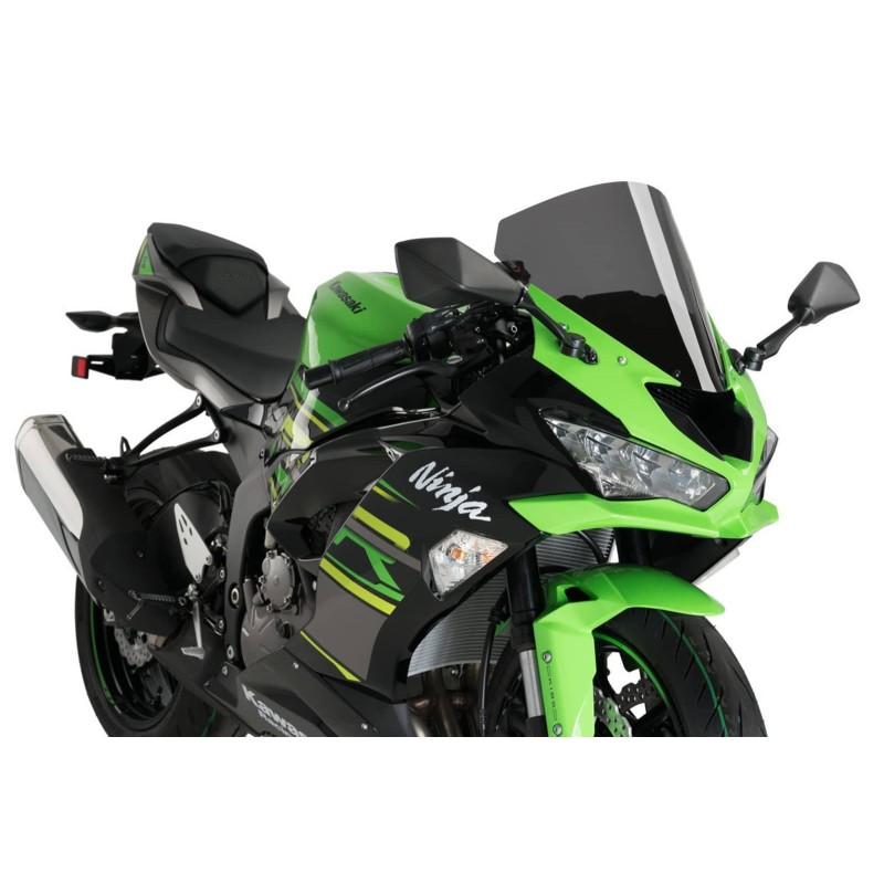 PANTALLA PUIG R-RACER KAWASAKI ZX-6R NINJA 17-23 HUMO OSCURO