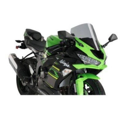 ECRAN PUIG R-RACER KAWASAKI ZX-6R NINJA 17-23 FUME CLAIR