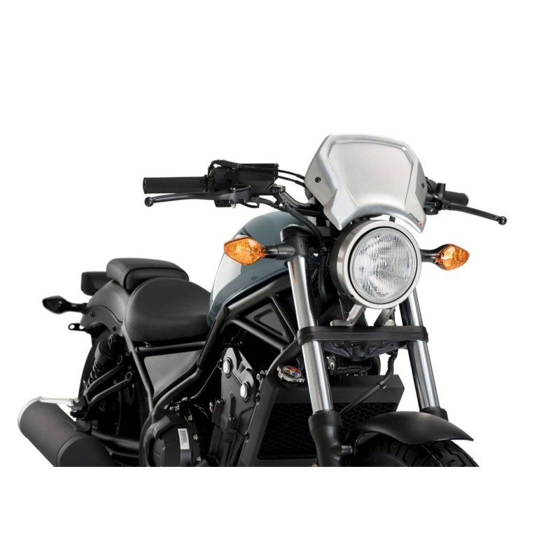 CARENAGE AVANT PUIG ALUMINIUM HONDA CMX 500 REBEL 20-24 ARGENT