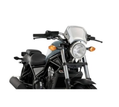 CARENAGE AVANT PUIG ALUMINIUM HONDA CMX 500 REBEL 20-24 ARGENT