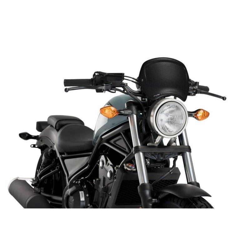carenage avant Puig Honda CMX 500 Rebel 2020/25 aspect carbone