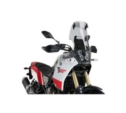 puig windshield touring visor for yamaha tener 700 rally edition 21 24 light smoke