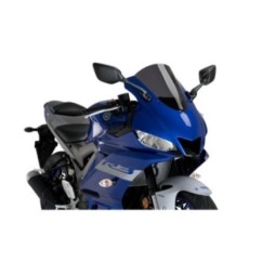 PARE-BRISE PUIG R-RACER POUR YAMAHA YZF-R3 19-21 TEINTE FUMEE FONCEE