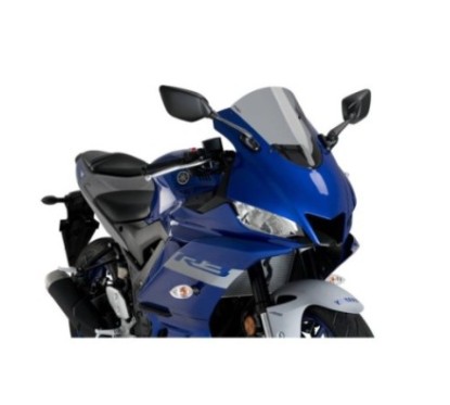 ECRAN PUIG R-RACER YAMAHA YZF-R3 19-24 FUME CLAIR