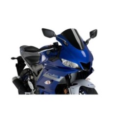 PUIG R-RACER WINDSCHUTZSCHEIBE FUR YAMAHA YZF-R3 19-21 SCHWARZ