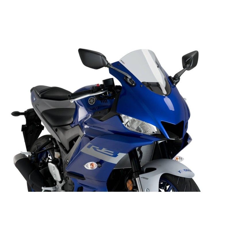 Parabrisas Puig R Racer para Yamaha YZF R3 19-24 transparente
