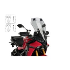 PARABRISAS PUIG TOURING YAMAHA TRACER 9 21-24 HUMO CLARO