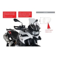 PUIG TOURING WINDSCREEN BMW F850 GS 18-24 TRANSPARENT-CUP. SPORTS OEM