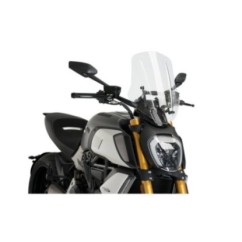 PARE-BRISE REGLABLE PUIG NAKED NG TOURING DUCATI DIAVEL 1260 19-24 TRANSPARENT