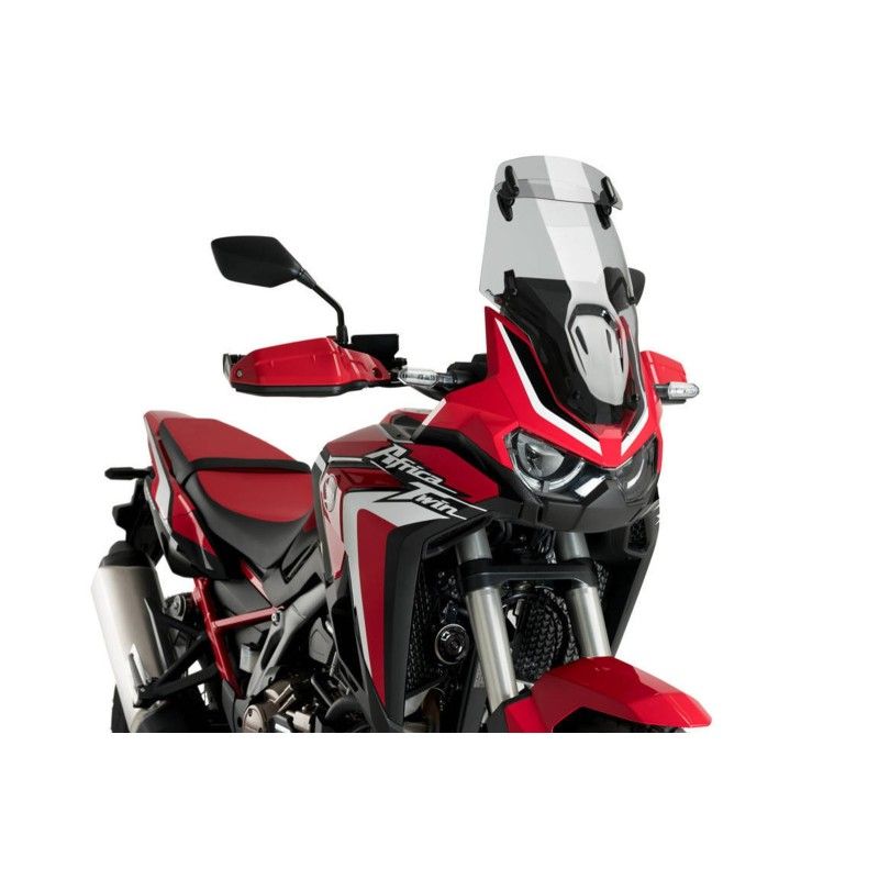 puig windshield touring visor for honda crf1100l africa twin 20 23 light smoke