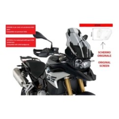 ECRAN-VISIERE PUIG TOURING BMW F750 GS 18-24 FUMEE LEGERE. Equipementier sportif