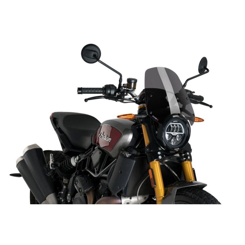 PUIG CUPOLINO NAKED N.G. SPORT INDIAN FTR1200 R CARBON 23-24 FUME SCURO