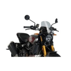 PUIG Bulle NEW N.G. SPORT INDIAN FTR1200 R CARBONE 23-24 FUMEE CLAIRE