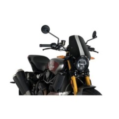 PUIG WINDSCHUTZSCHEIBE NAKED NG SPORT FUR INDIAN FTR1200 S 19-22 SCHWARZ
