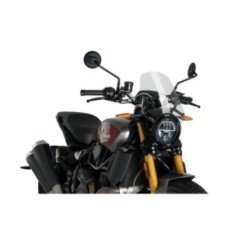 PUIG NAKED NG SPORT-SCHEIBE FUR INDIAN FTR1200 19-22 TRANSPARENT