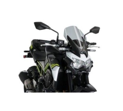puig naked ng touring screen for kawasaki z900 20 24 light smoke