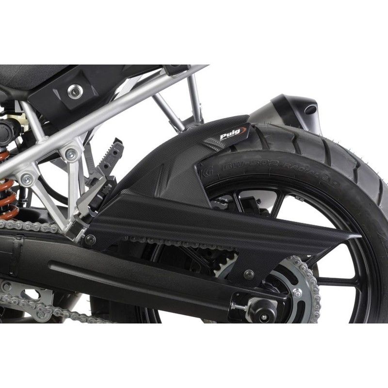 Garde-boue arriere Puig pour Suzuki DL1050XT V-Strom 2020-2023, aspect carbone