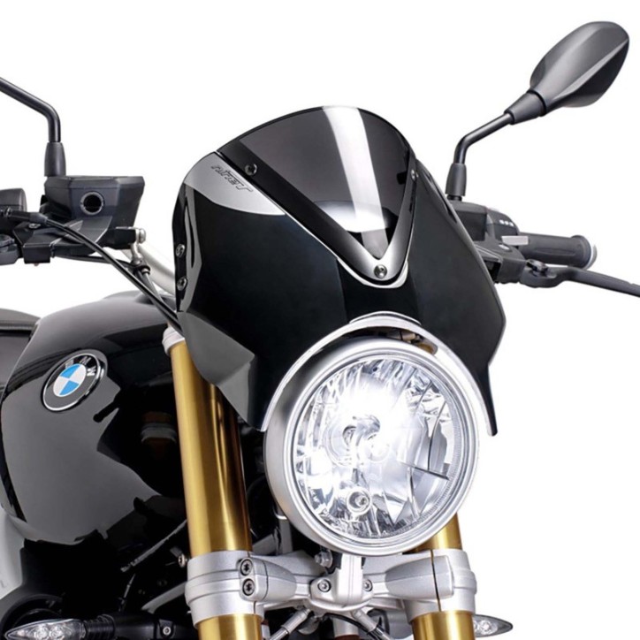 PARABRISAS TRASERA PUIG BMW R NINE T 14-16 HUMO OSCURO-NEGRO