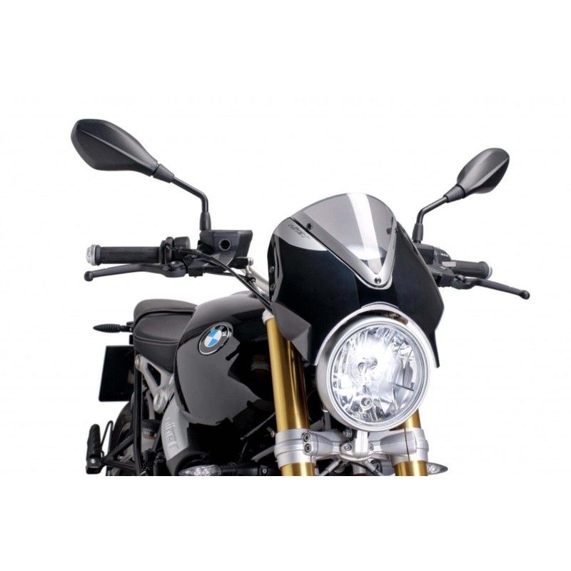 Puig Windschutzscheibe hinten BMW R Nine T Urban GS 21 24 leicht getont schwarz