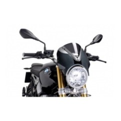 Parabrisas trasero Puig para BMW R Nine T Pure 17-20 Dark Smoke-Carbon