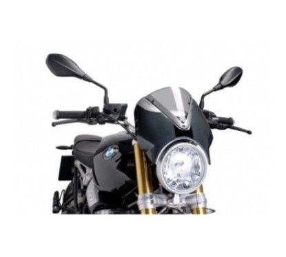 Puig Windschutzscheibe Retro fur BMW R Nine T Pure 17 24 hell getont Carbon