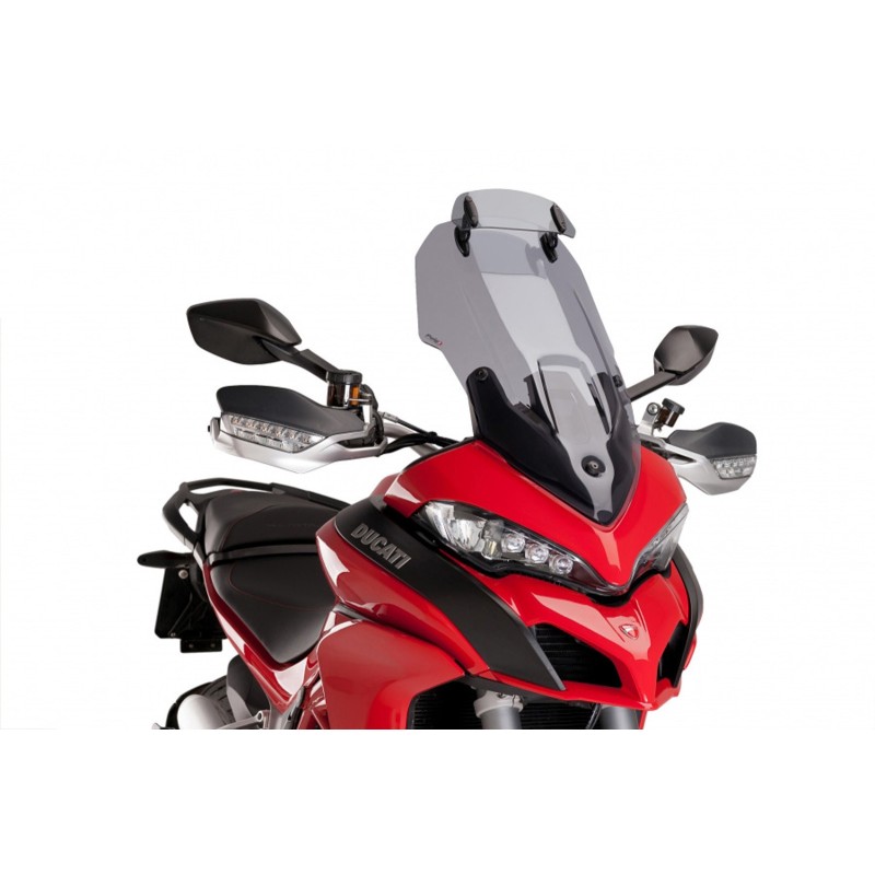 PUIG TOURING WINDSCHUTZSCHEIBE-VISIER DUCATI MULTISTRADA 950 S 19-23 LIGHT SMOKE