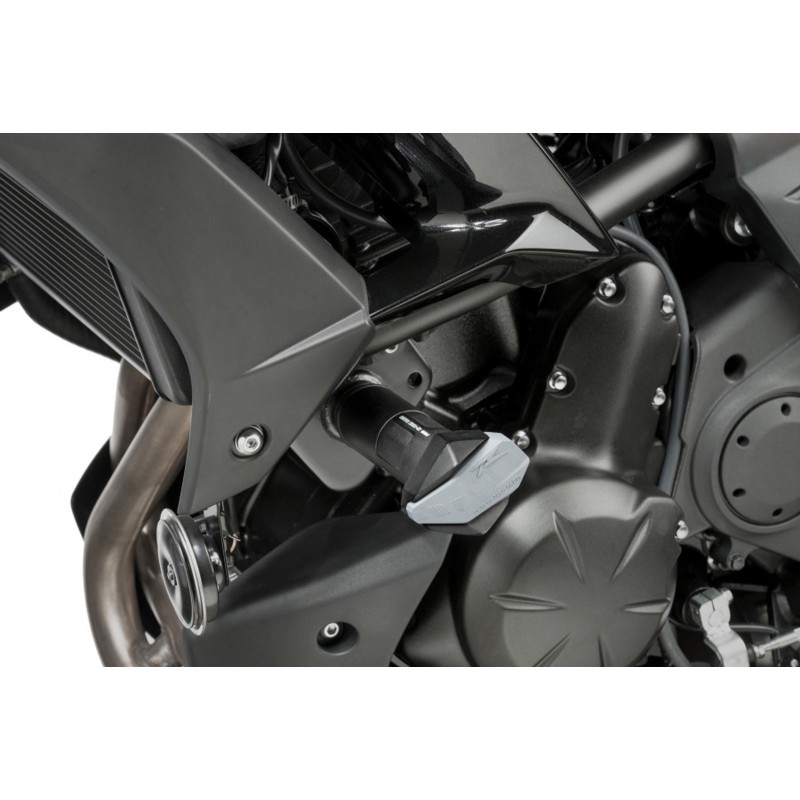 PROTECTIONS DE CADRE PUIG MOD. R19 KAWASAKI VERSYS 650 TOURER 15-22 NOIR