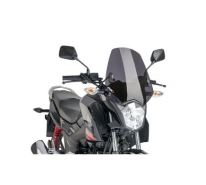 PUIG NAKED WINDSCHILD NG SPORT HONDA CB125F 15-24 DARK SMOKE