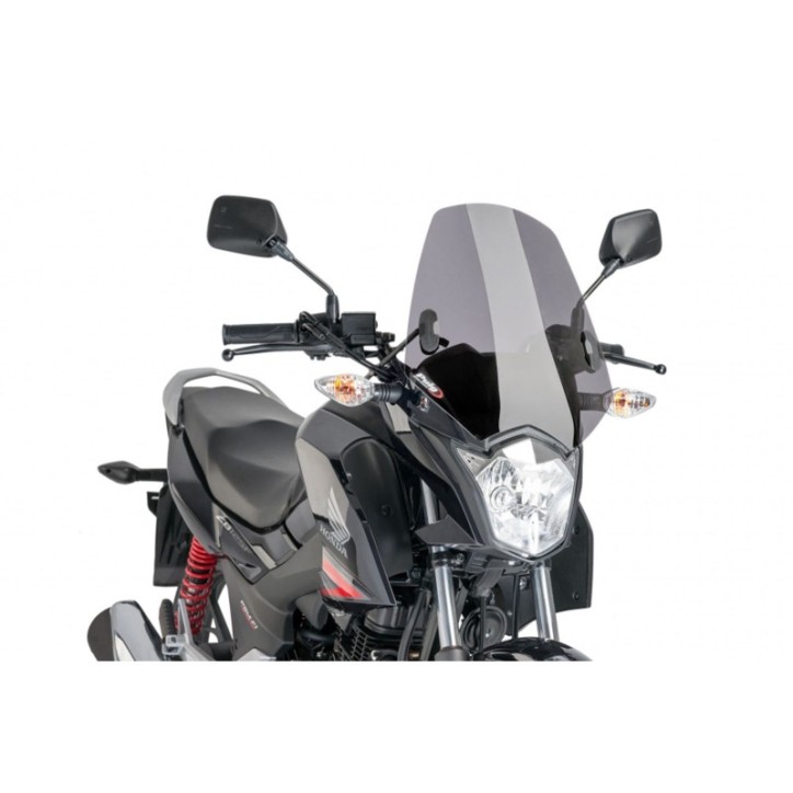 PUIG NAKED WINDSCHILD NG SPORT HONDA CB125F 15-24 LIGHT SMOKE