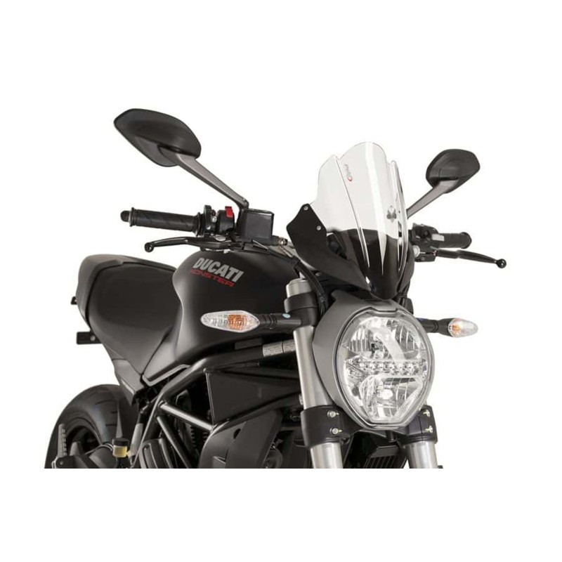 PUIG SPORT SCREEN DUCATI MONSTER 821 STRIPE 14-17 TRANSPARENT