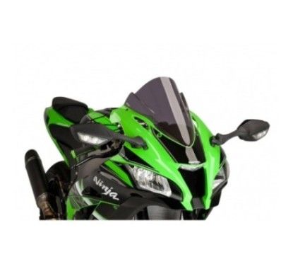 puig z racing windshield for kawasaki zx 10r ninja krt 16 20 dark smoke