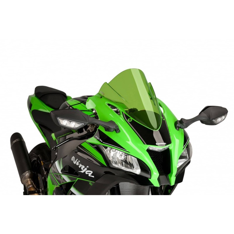 PARABRISAS PUIG Z-RACING KAWASAKI ZX-10R NINJA PERFORMANCE 16-18 VERDE