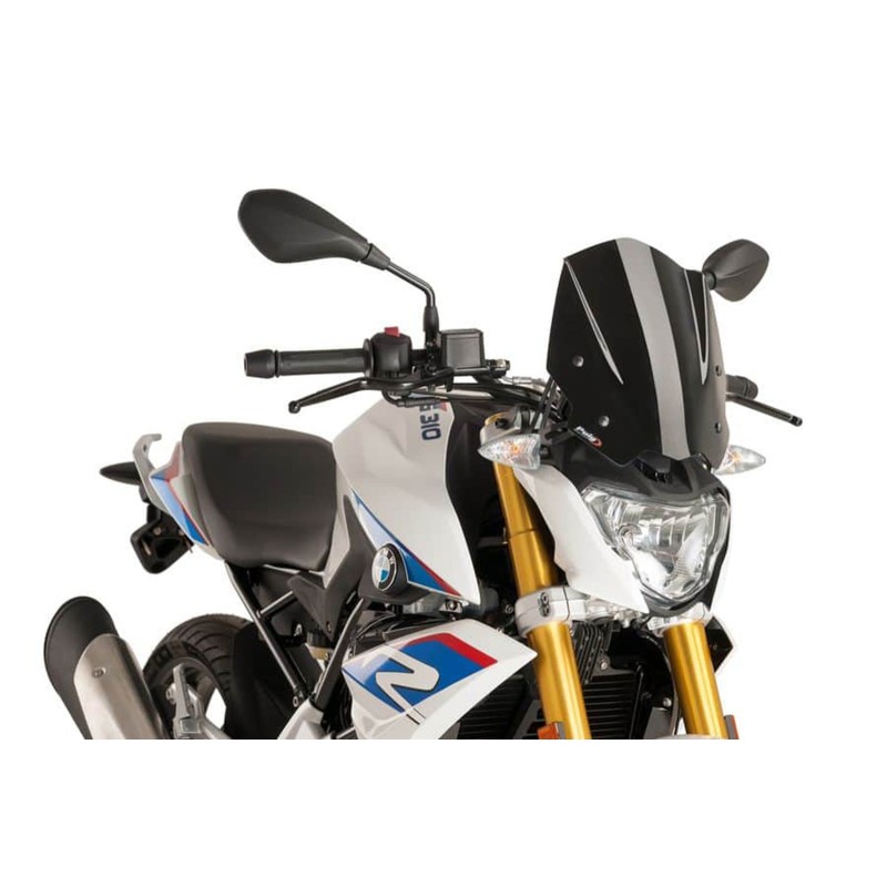 PUIG NAKED WINDSCHILD NG SPORT BMW G310 R 16-24 SCHWARZ