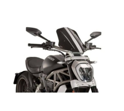 ECRAN REGLABLE PUIG NAKED NG TOURING DUCATI X DIAVEL S 19-24 NOIR