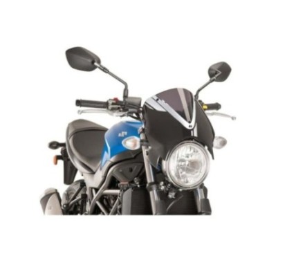 PARABRISAS TRASERO PUIG SUZUKI SV650 16-24 HUMO OSCURO-NEGRO