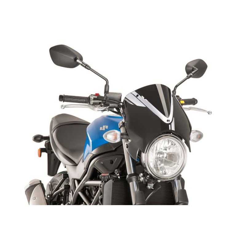 PARABRISAS TRASERA PUIG SUZUKI SV650 16-24 NEGRO-NEGRO