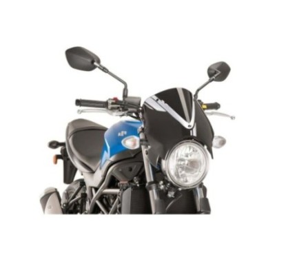 PARABRISAS TRASERA PUIG SUZUKI SV650 16-24 NEGRO-NEGRO