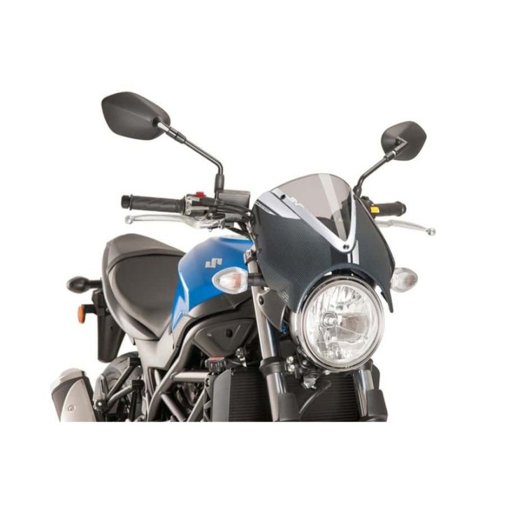 PARABRISAS TRASERA PUIG SUZUKI SV650 16-24 LIGERO AHUMADO-CARBONO